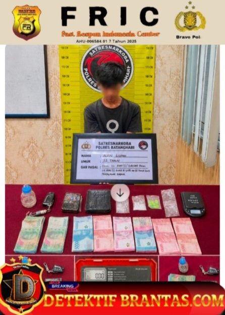 “Tim Kuda Hitam Bekuk AG, Sabu 3,51 Gram dan 15 Pil Ekstasi Disita di Maro Sebo Ulu”